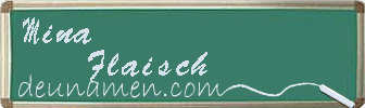 Mina Flaisch Visitenkarte